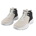 kimood Women's High Top Animal Print Chunky Sneakers -Taupe and black