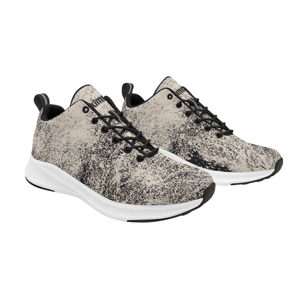 kimood Comfortable Sneakers with Faux Suede Upper - Desert Brown
