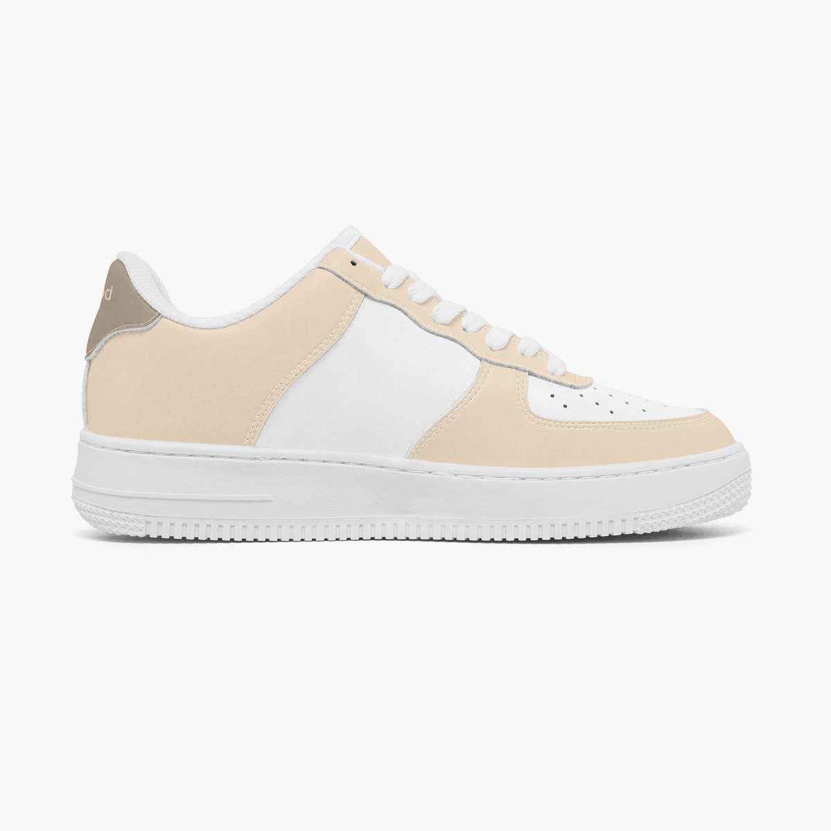 kimood NOMAD Low-Top faux leather Sneakers - Beige & White