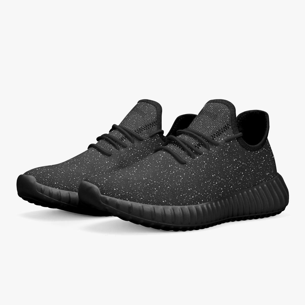 kimood Speckled Mesh Knit Sneakers - Black
