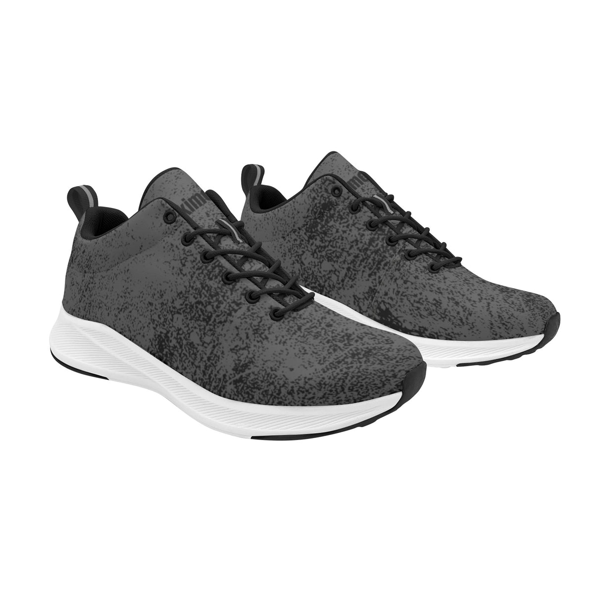 kimood Comfortable Sneakers with Faux Suede Upper - Grey