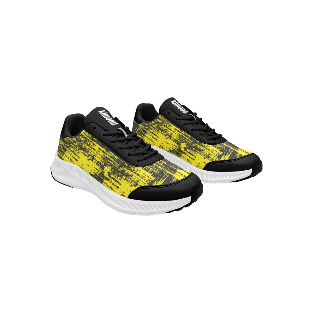 kimood Walking Sneakers, Breathable Mesh & Cushioned Sole - Yellow