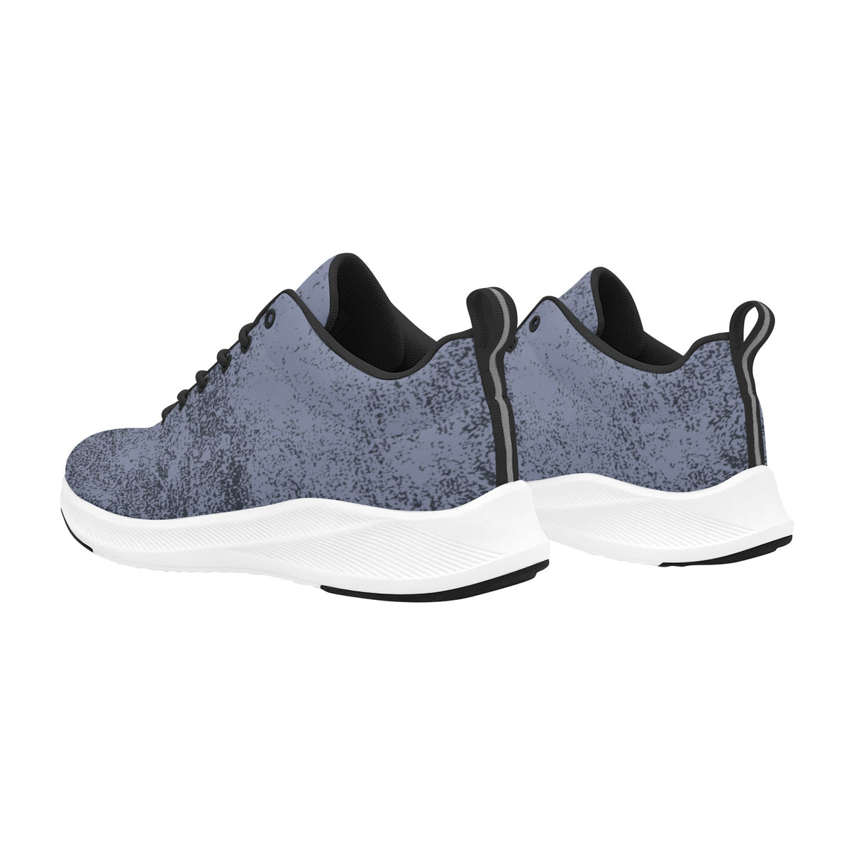 kimood Comfortable Sneakers with Faux Suede Upper - Blue