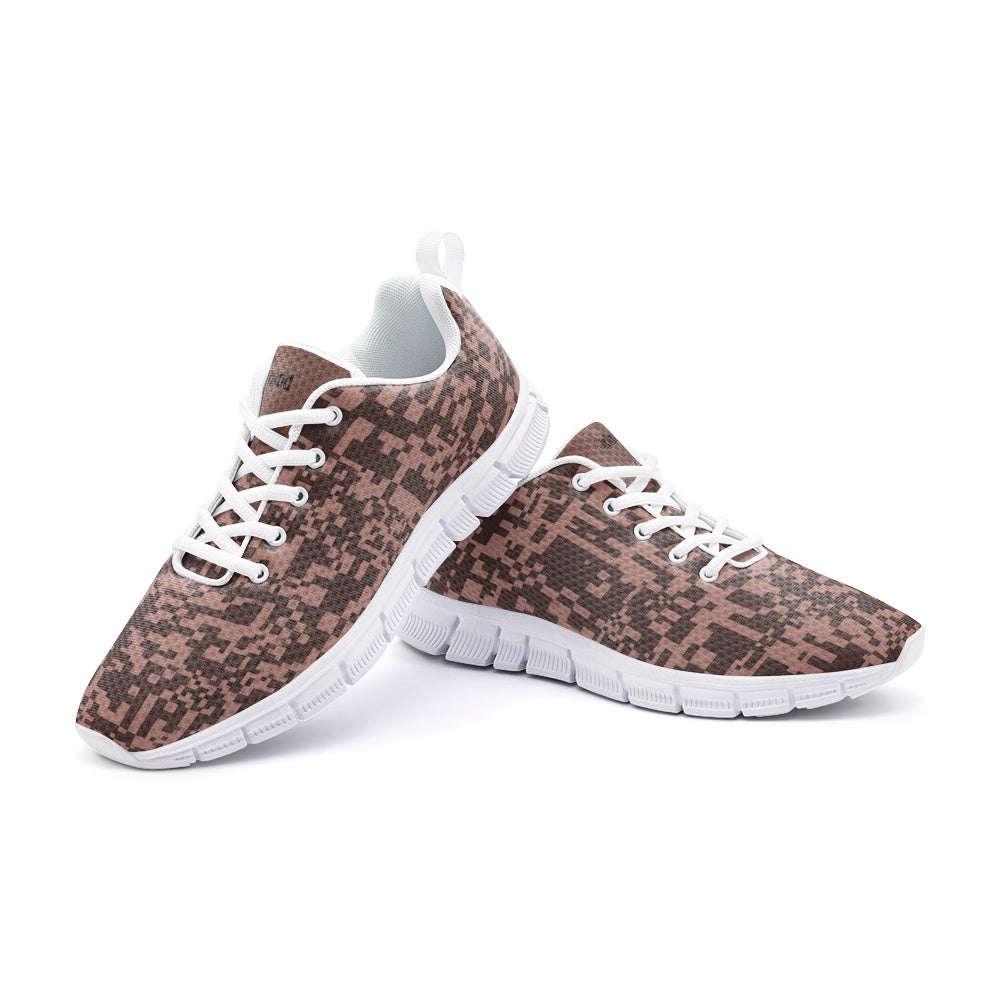 kimood Digital Camo Mesh Sneakers - Terracota