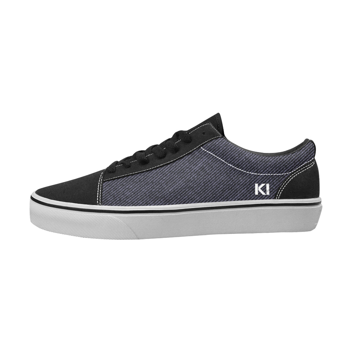 kimood Urban Canvas Sneakers, Casual Low-Top - Blue