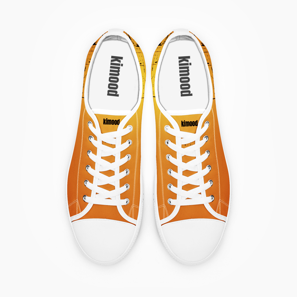 kimood Low-top Canvas Shoes - Orange