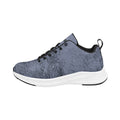 kimood Comfortable Sneakers with Faux Suede Upper - Blue