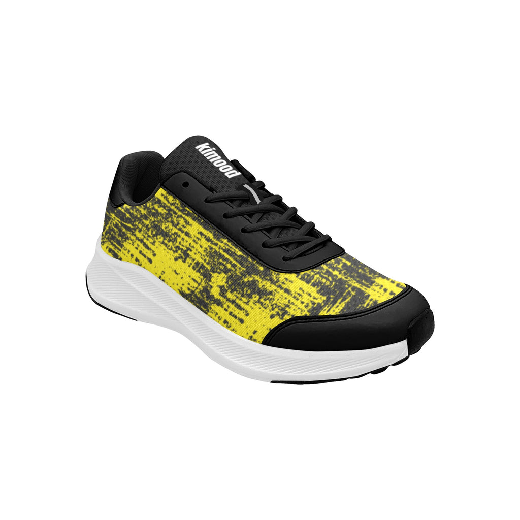 kimood Walking Sneakers, Breathable Mesh & Cushioned Sole - Yellow