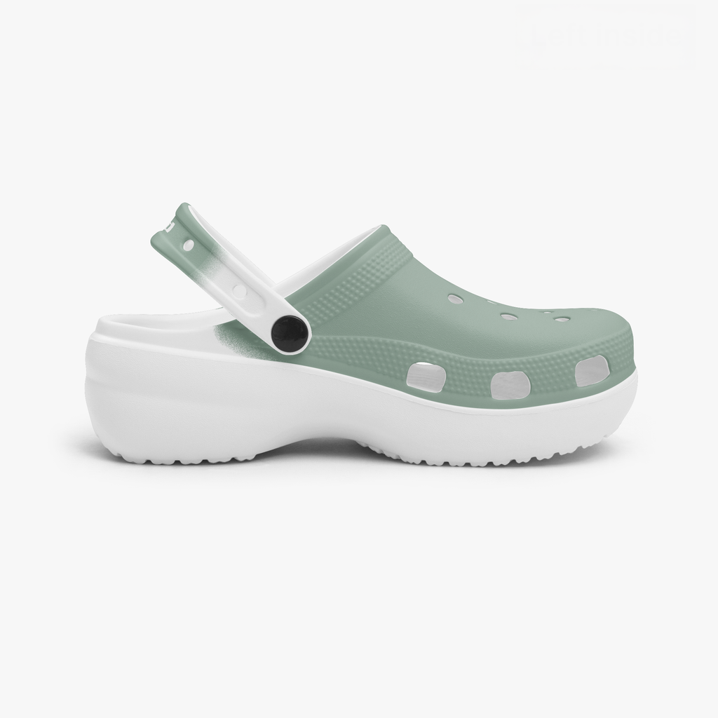 kimood Platform Clogs-forest gradient