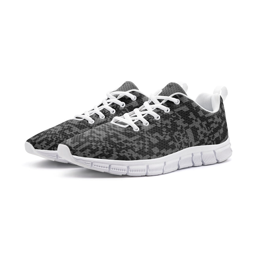 Zapatillas kimood de malla con estampado de camuflaje digital - Negro