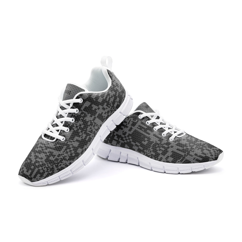 kimood Digital Camo Mesh Sneakers - Black