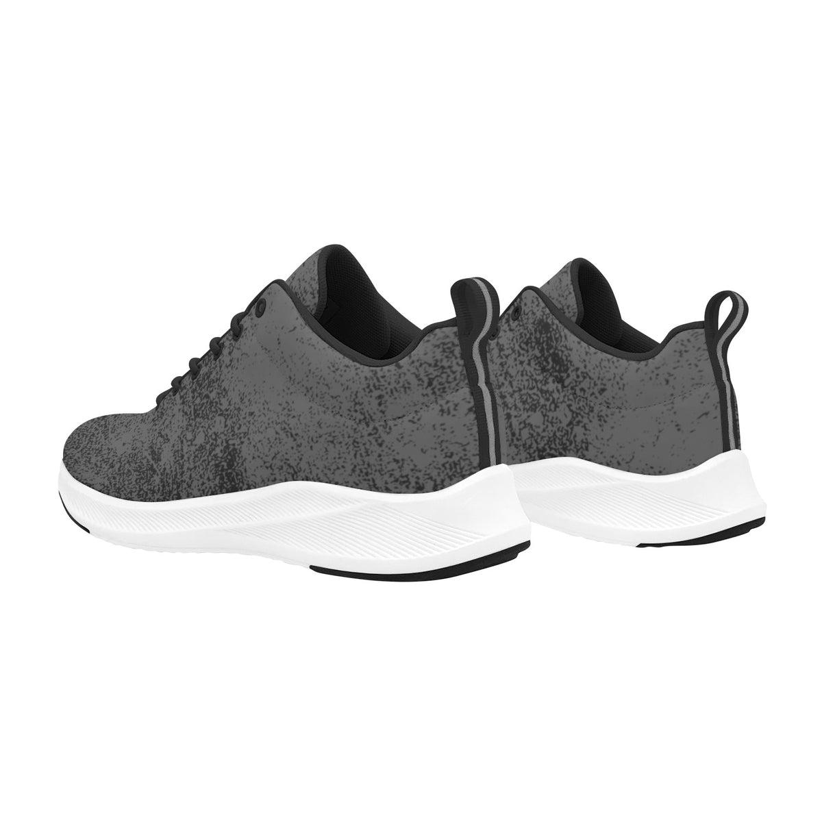 kimood Comfortable Sneakers with Faux Suede Upper - Grey