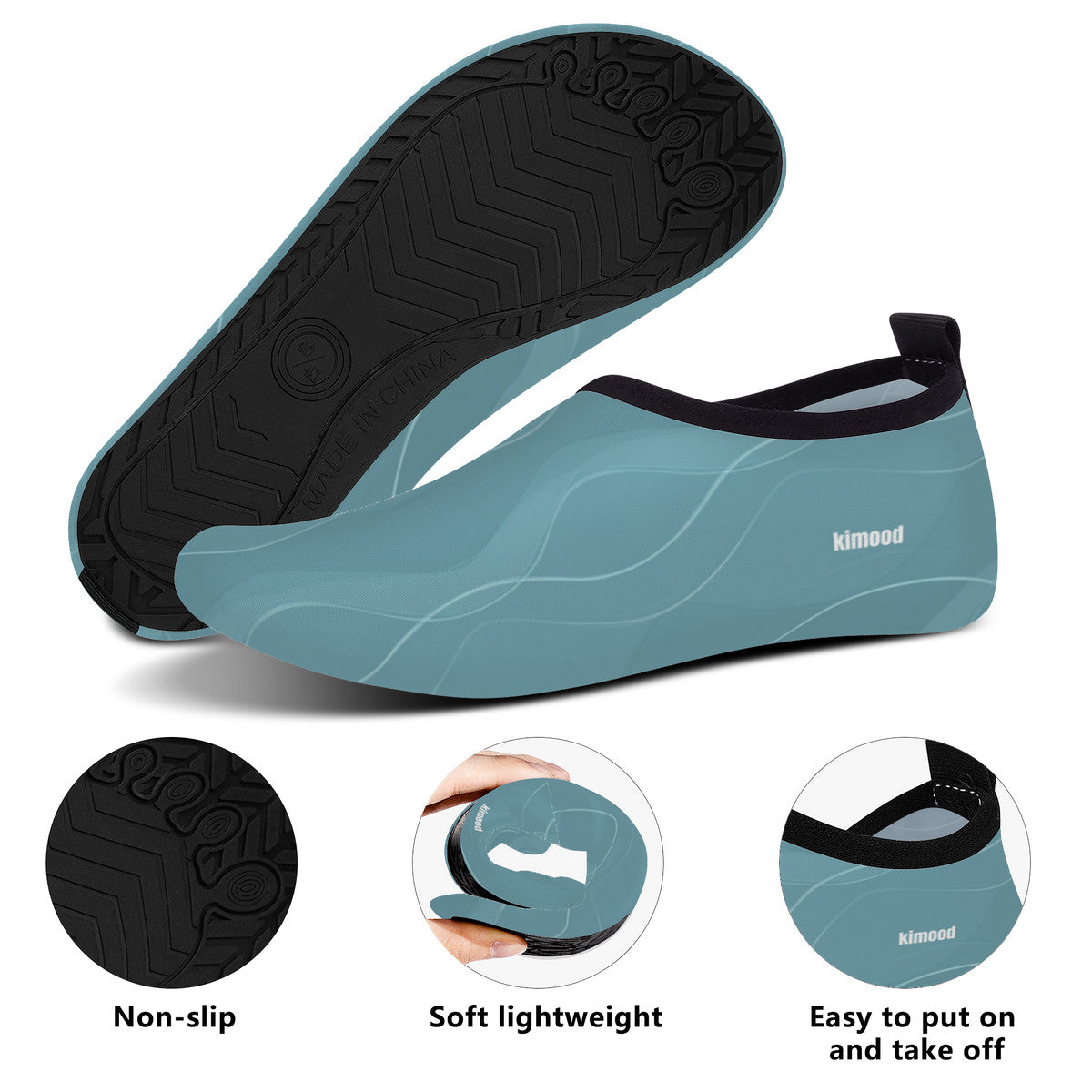 kimood Quick Dry Barefoot Water Shoes - Aqua Haze