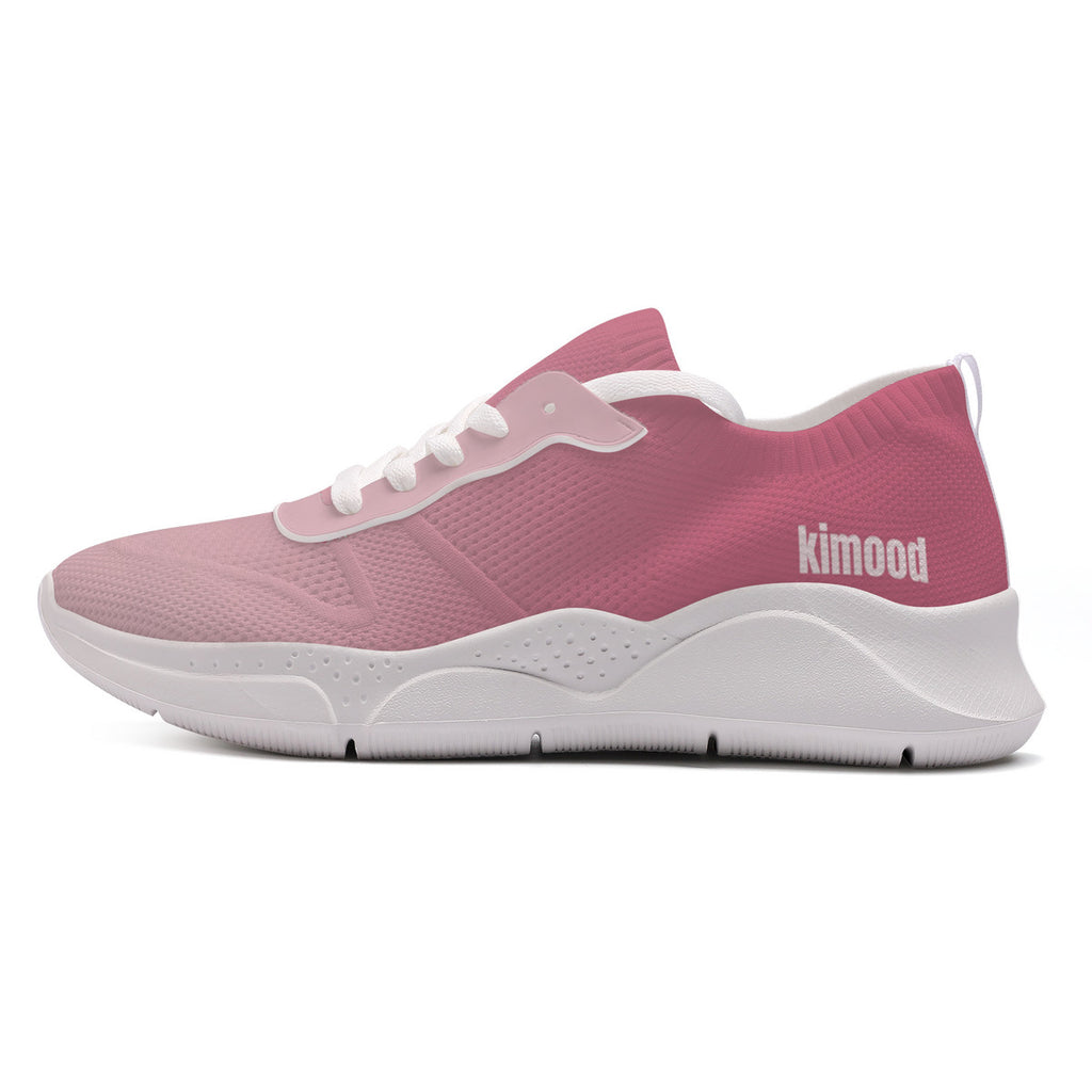 kimood FLOW Trainers Shoes, Breathable Knitfly mesh - Pink Rose