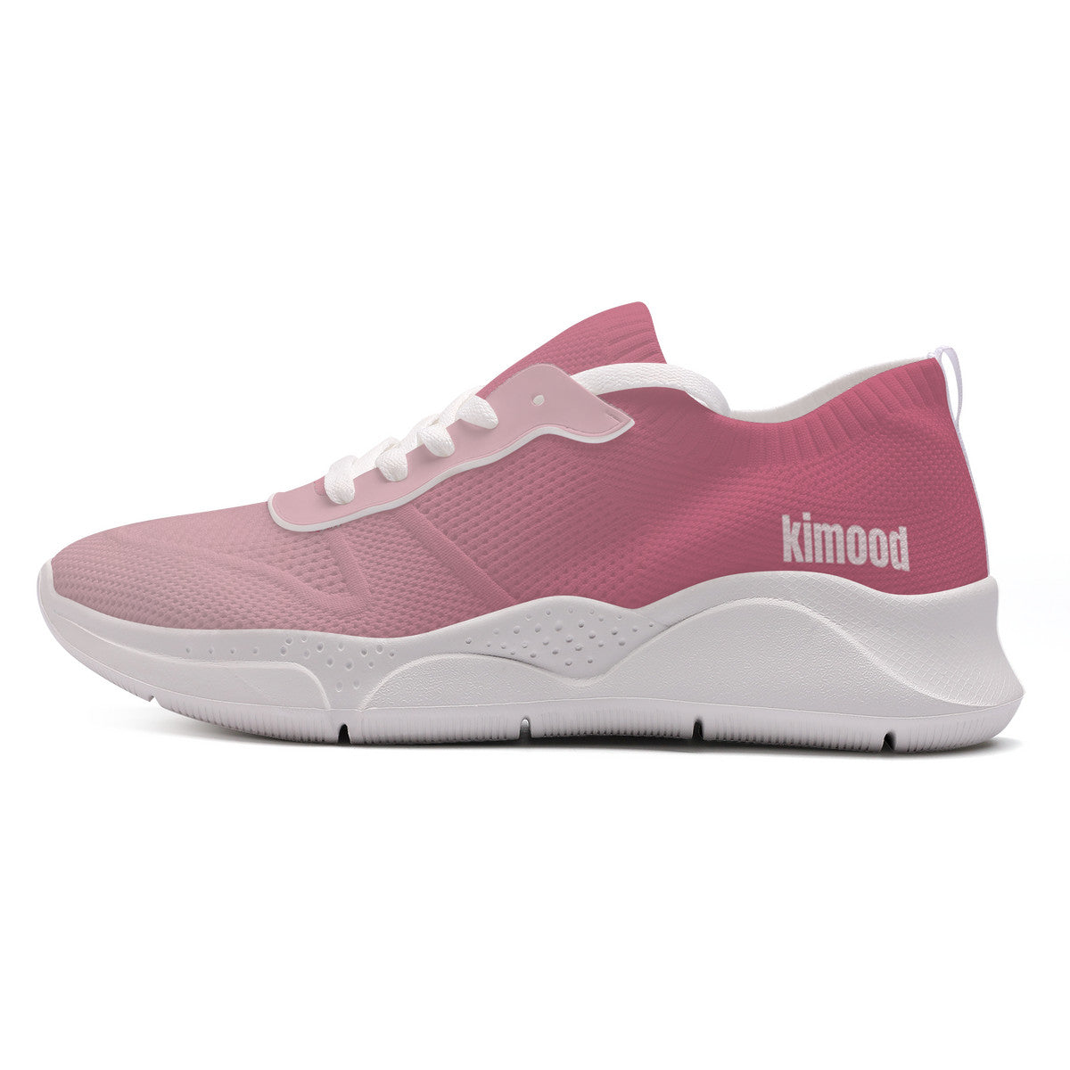 kimood FLOW Trainers Shoes, Breathable Knitfly mesh - Pink Rose
