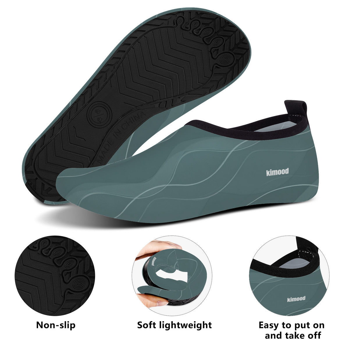 Kimood Zapatillas de Agua de Secado Rápido Tipo Calcetín - Tidal