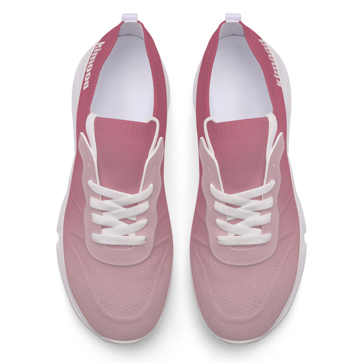 kimood FLOW Trainers Shoes, Breathable Knitfly mesh - Pink Rose