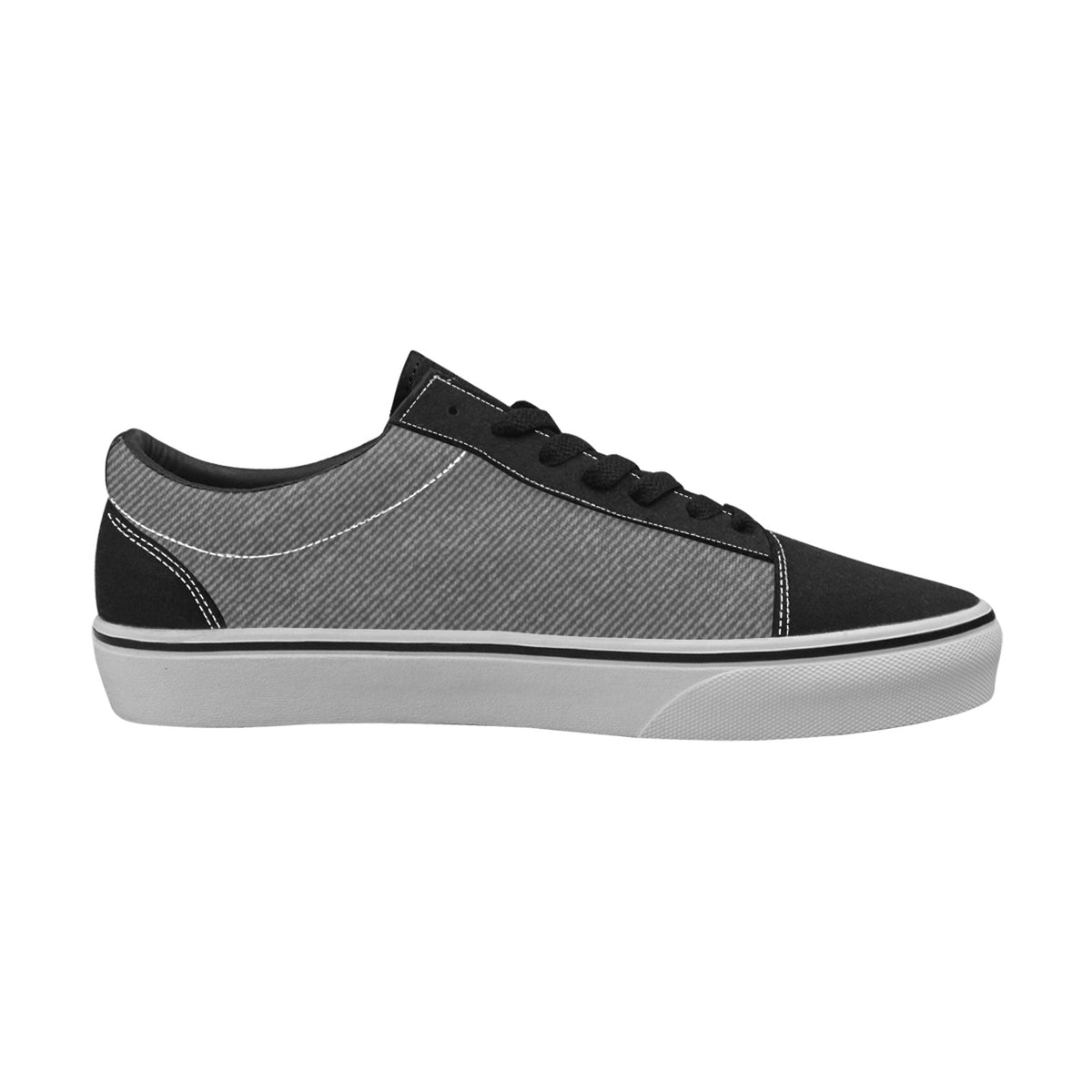 kimood Urban Canvas Sneakers, Casual Low-Top - Grey
