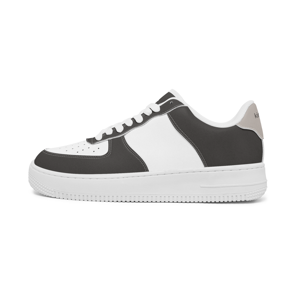 kimood NOMAD Low-Top faux leather Sneakers - Black & White