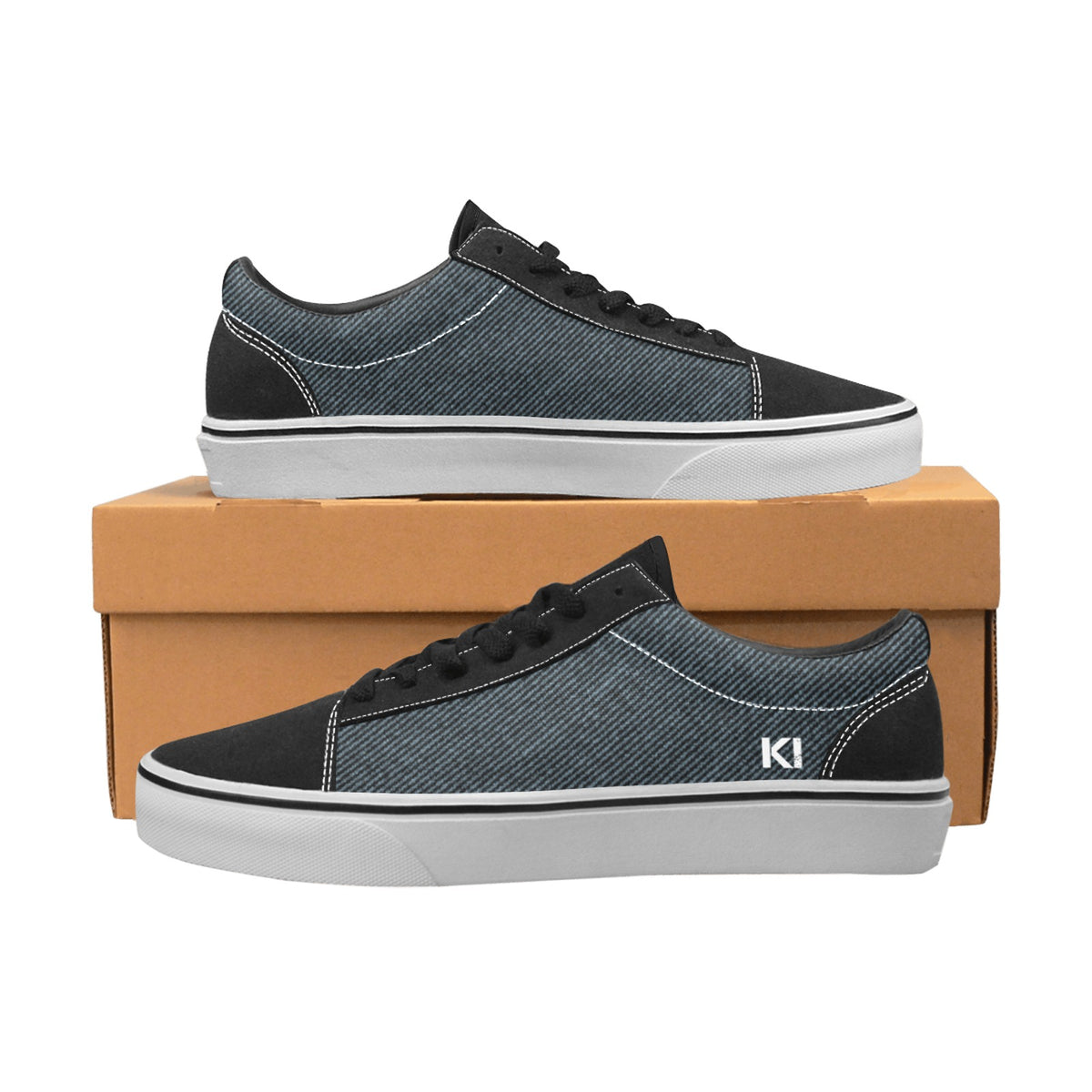 kimood Urban Canvas Sneakers, Casual Low-Top - Mint