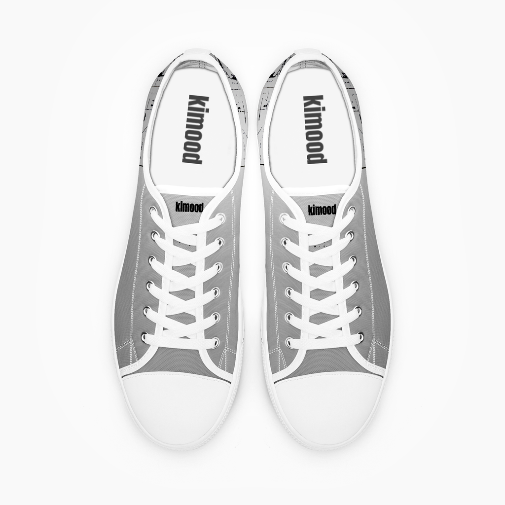 kimood Low-top Canvas Shoes - Grey