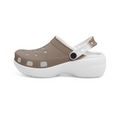 kimood Platform Clogs-Chocolate gradient