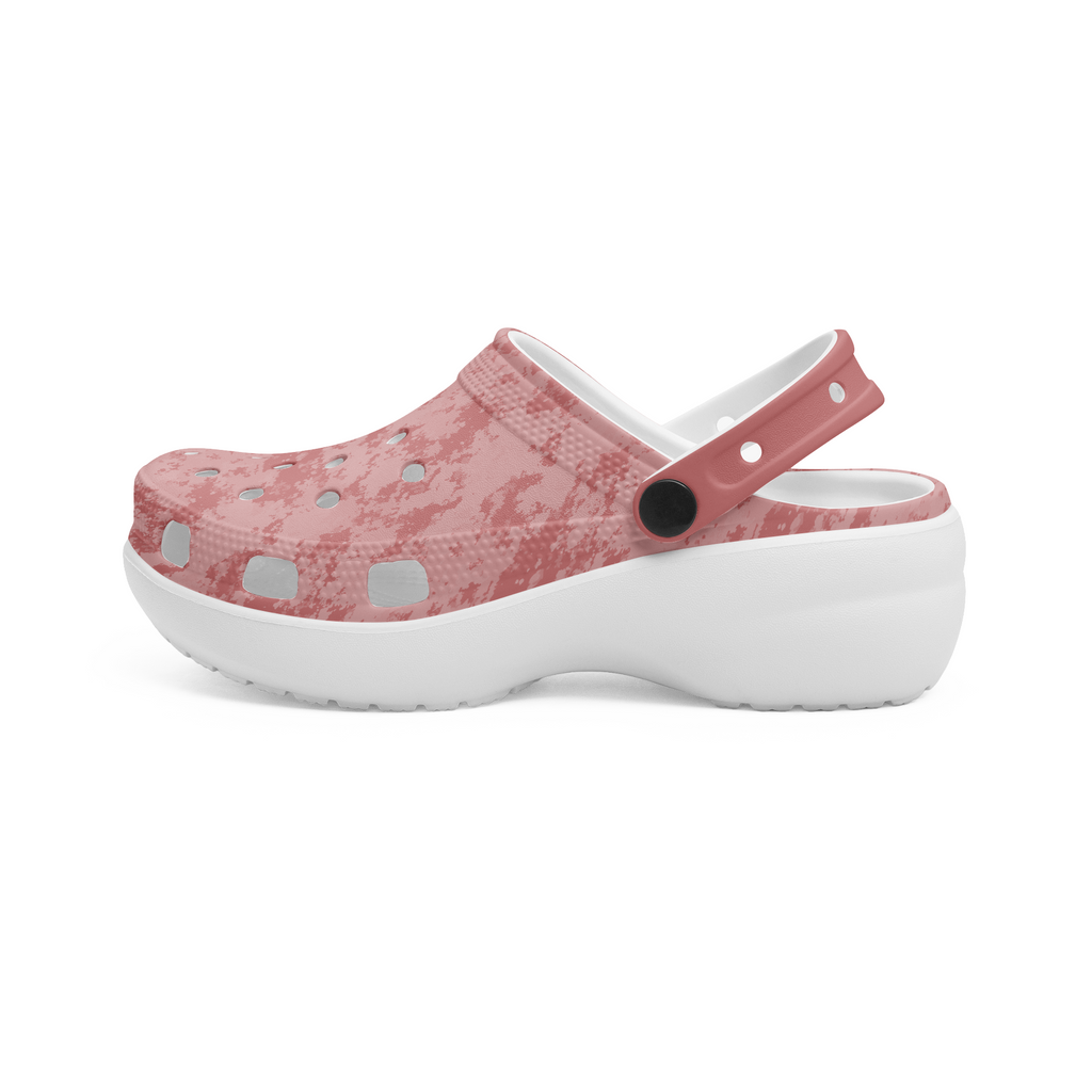 kimood  Platform Clogs-Coral