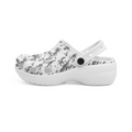 kimood  Platform Clogs-white