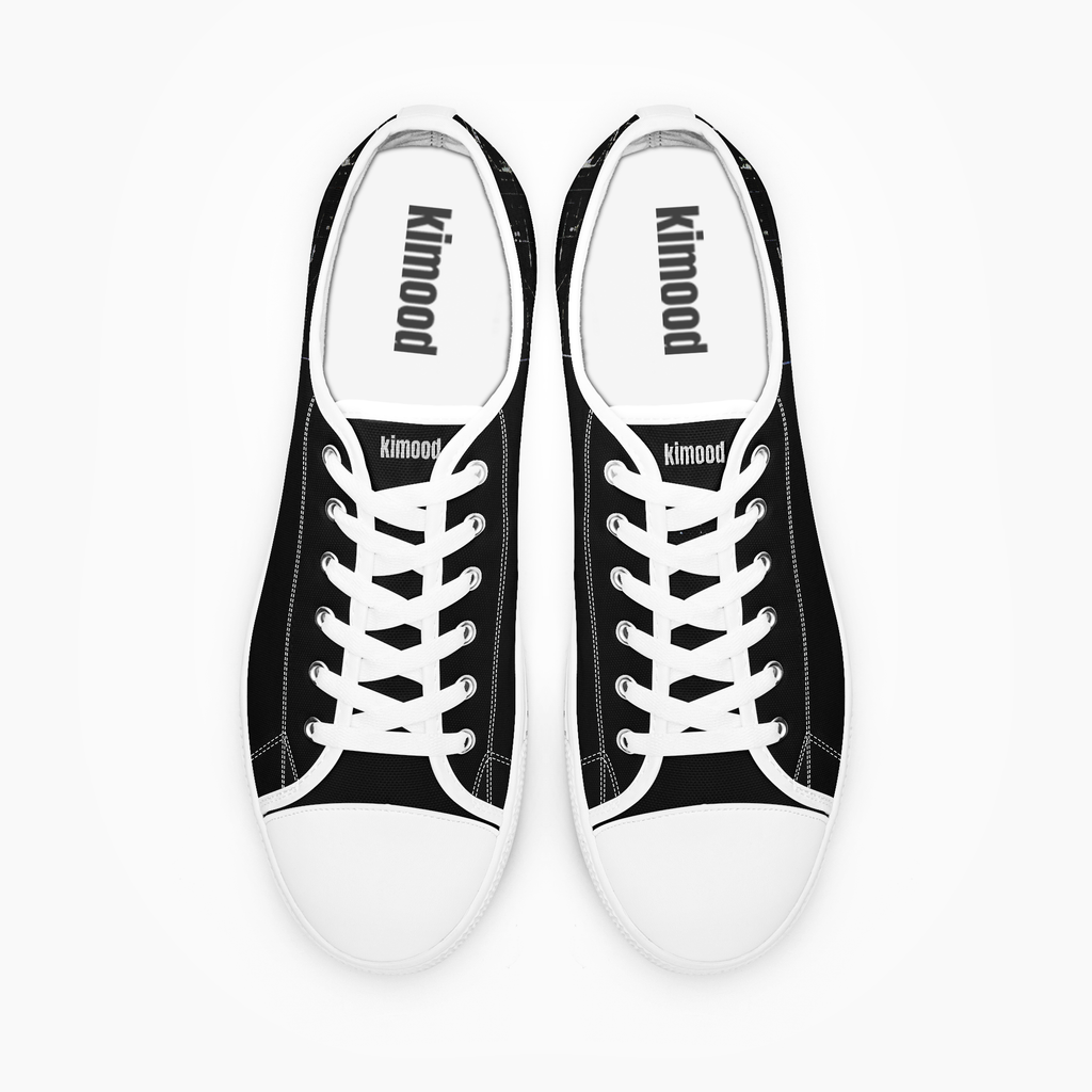 Zapatillas bajas de lona Kimood - Negras