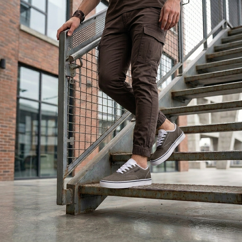 kimood Canvas Denim -Brown