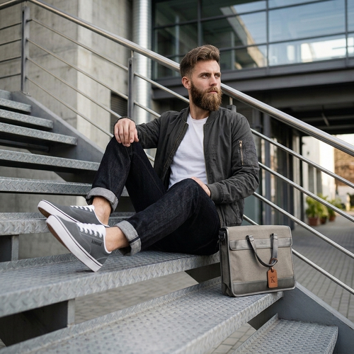 kimood Canvas Denim Shoes - Gray
