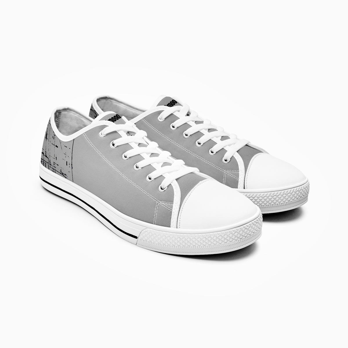kimood Low-top Canvas Shoes - Grey