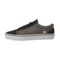 kimood FLUX Urban Canvas Sneakers, Casual Low-Top - Charcoal