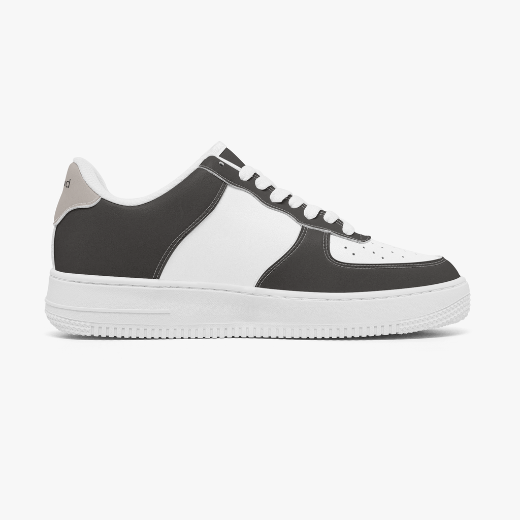 kimood NOMAD Low-Top faux leather Sneakers - Black & White