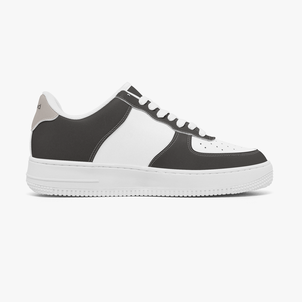 kimood NOMAD Low-Top faux leather Sneakers - Black & White