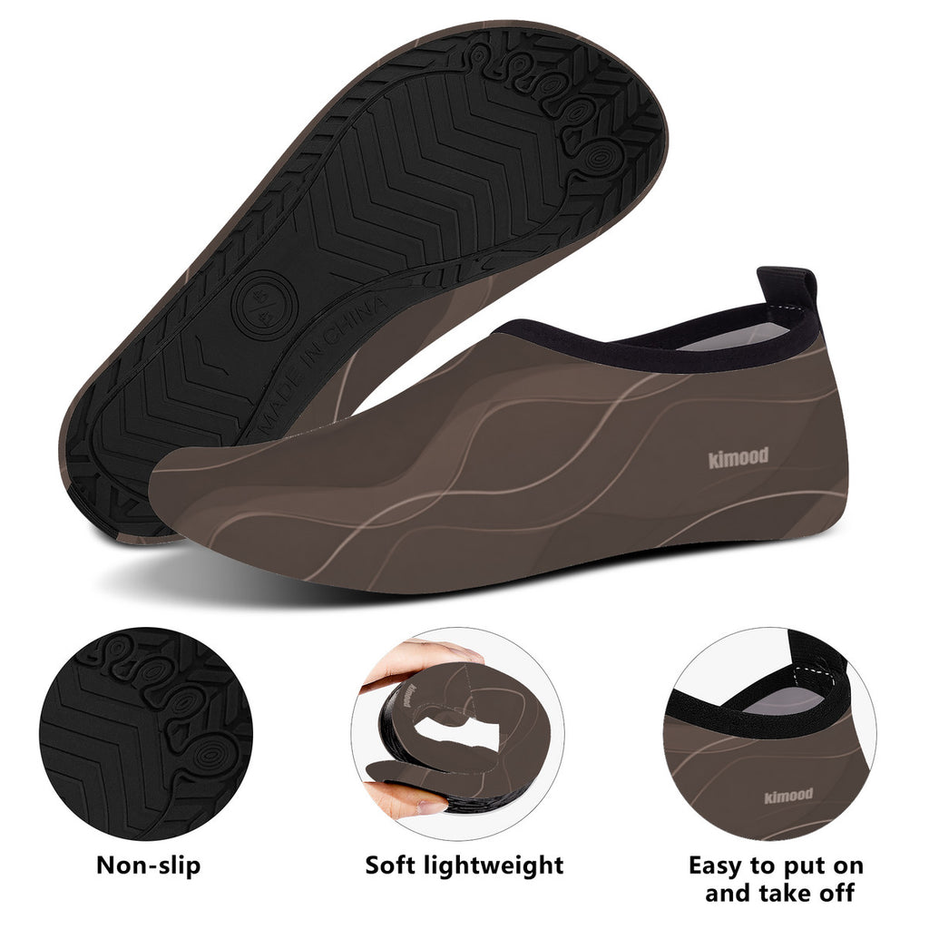 Zapatos de agua de secado rápido para pies descalzos kimood - Bark