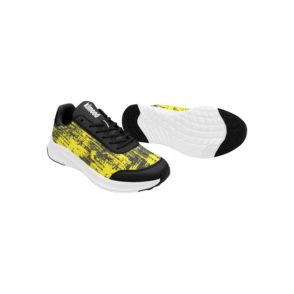 kimood Walking Sneakers, Breathable Mesh & Cushioned Sole - Yellow