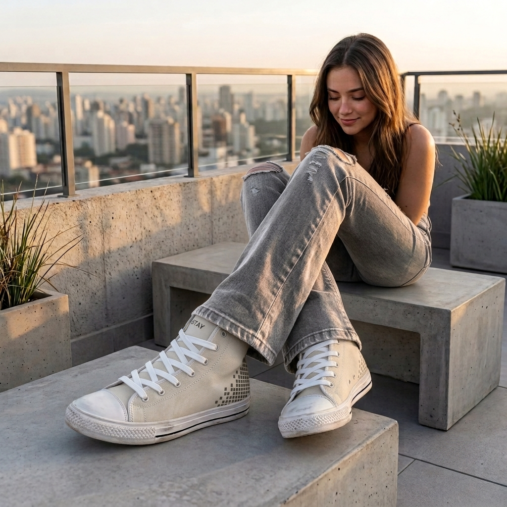 kimood FLICKER High-top Womens - sand