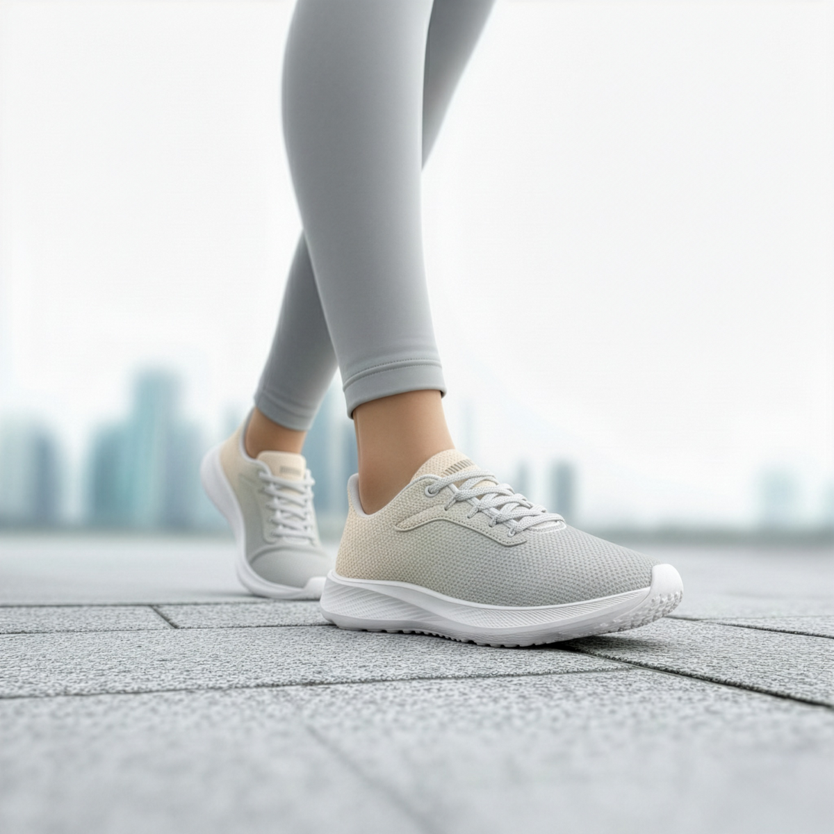 kimood GLOW Running Sneakers - Beige
