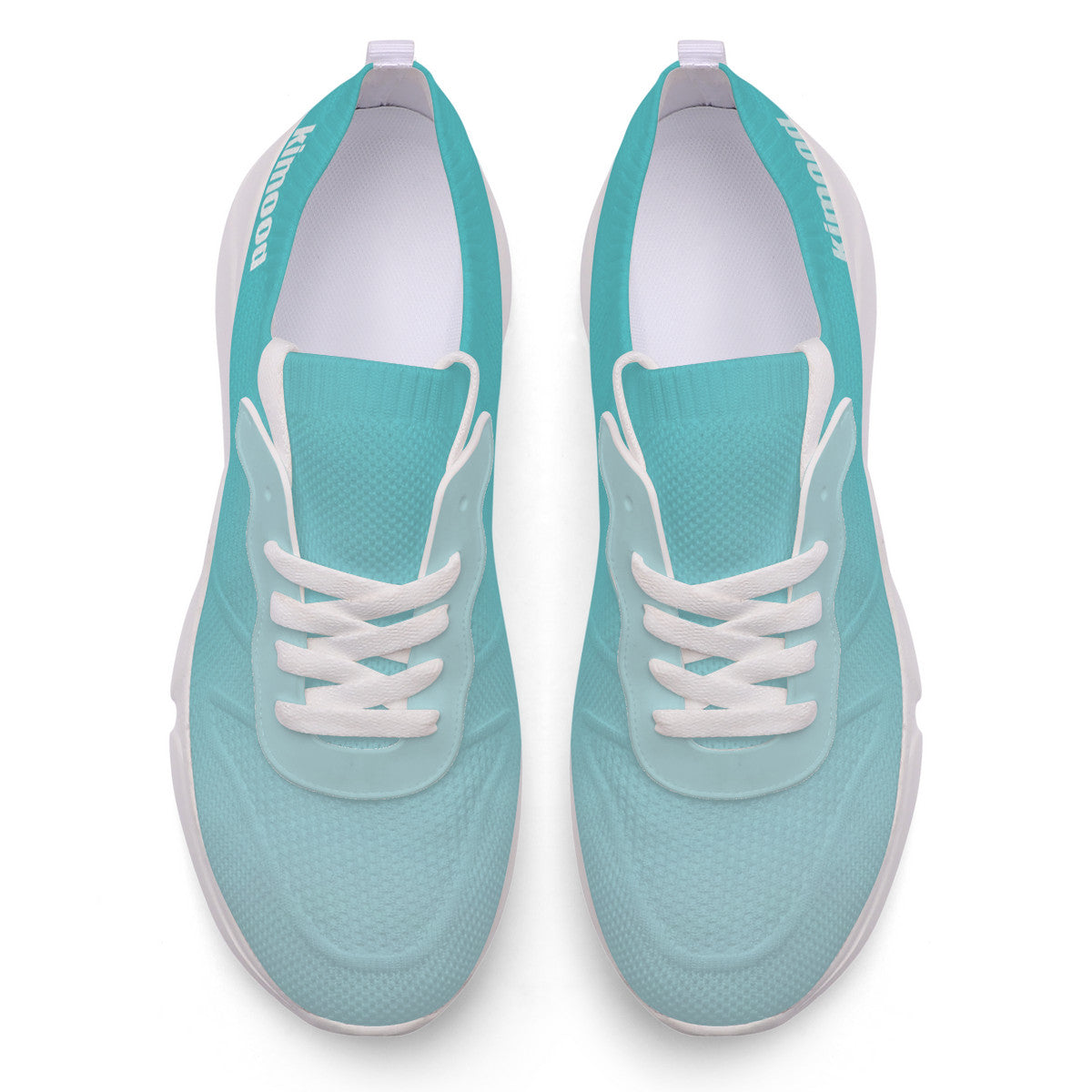 kimood FLOW Trainers Shoes, Breathable Knitfly mesh - Light Blue