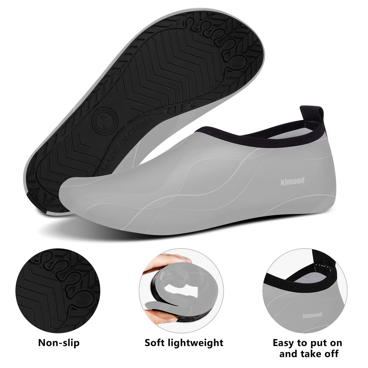 kimood Quick Dry Barefoot Water Shoes - Cloud