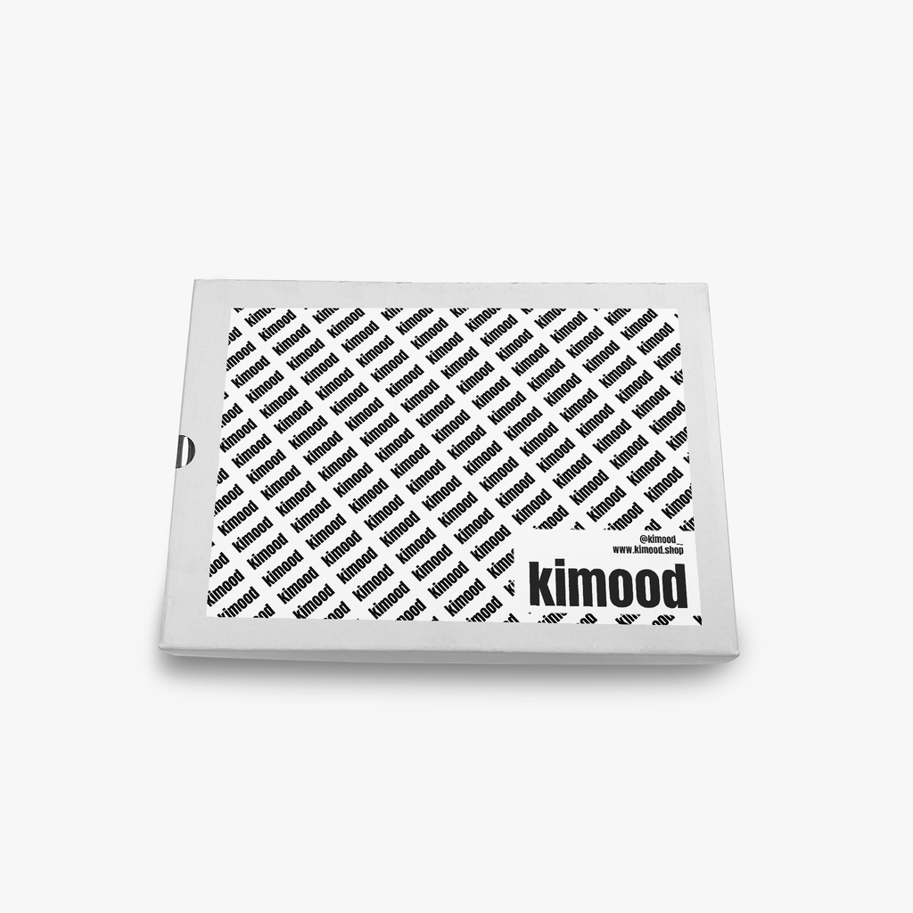 Kimood branded packaging