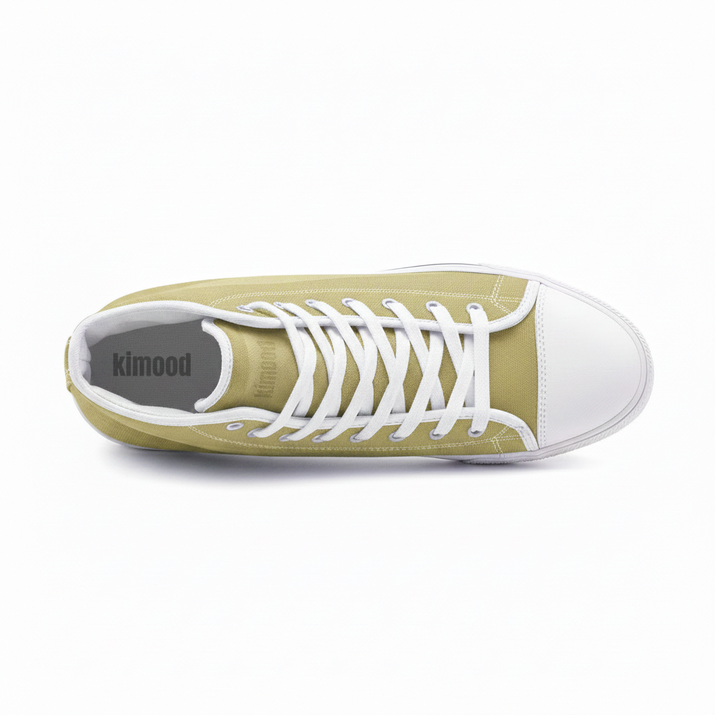 kimood High-top Canvas Shoes - Butter