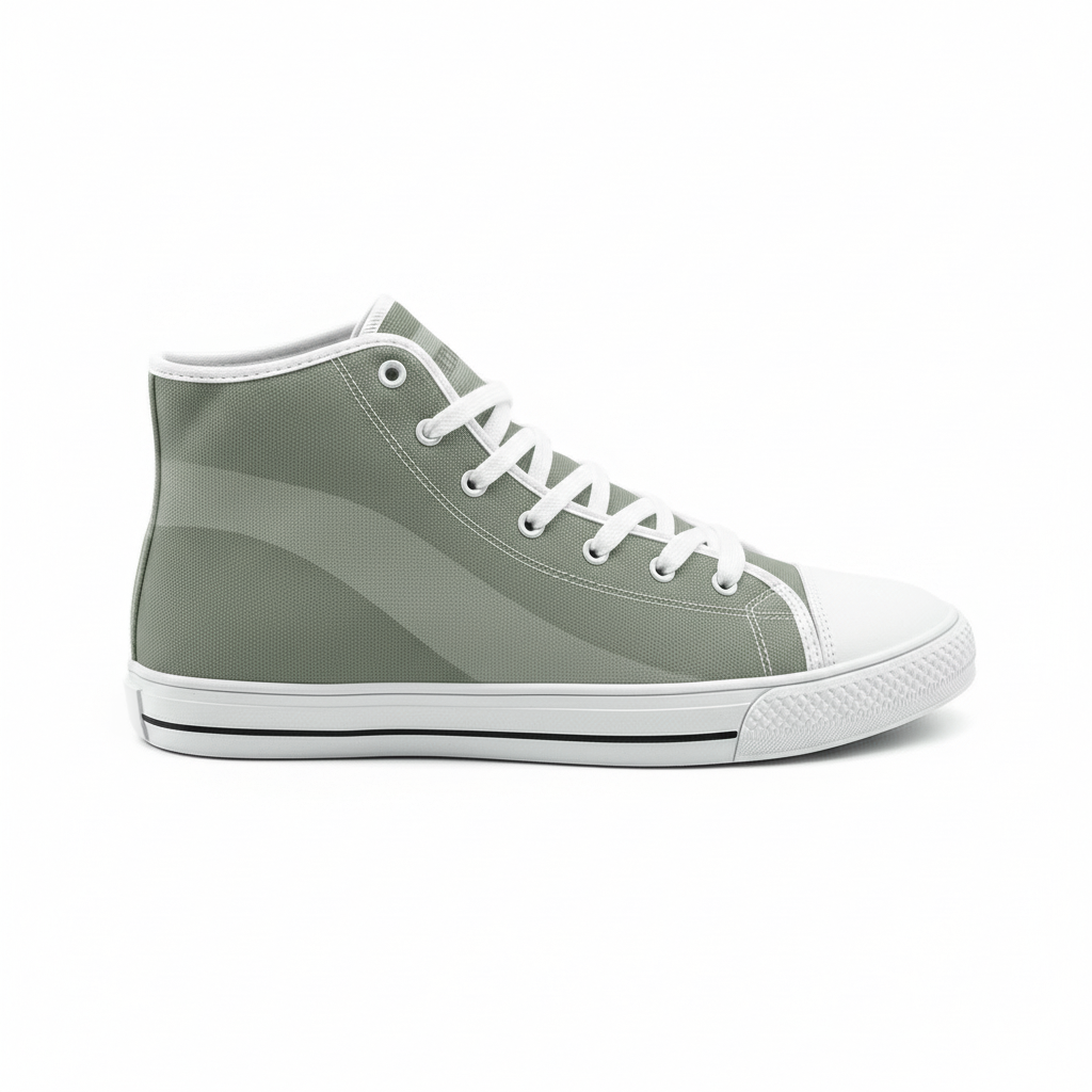 kimood High-top Canvas Shoes - Sage