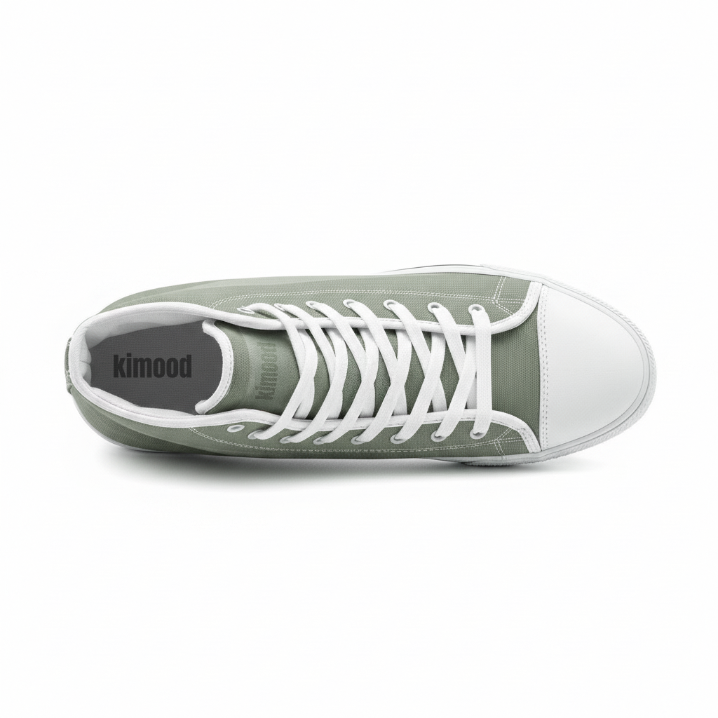 kimood High-top Canvas Shoes - Sage