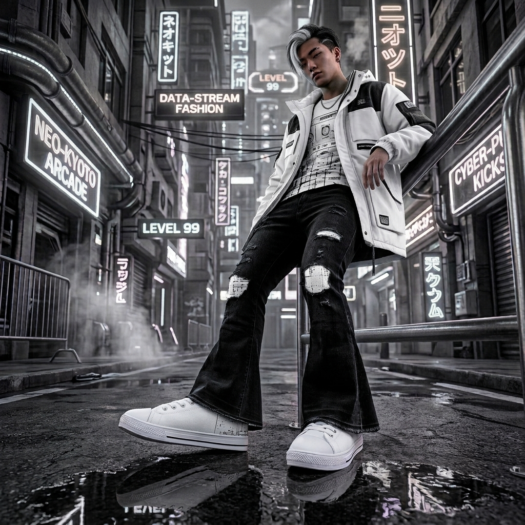 kimood Low-top Canvas Shoes - White