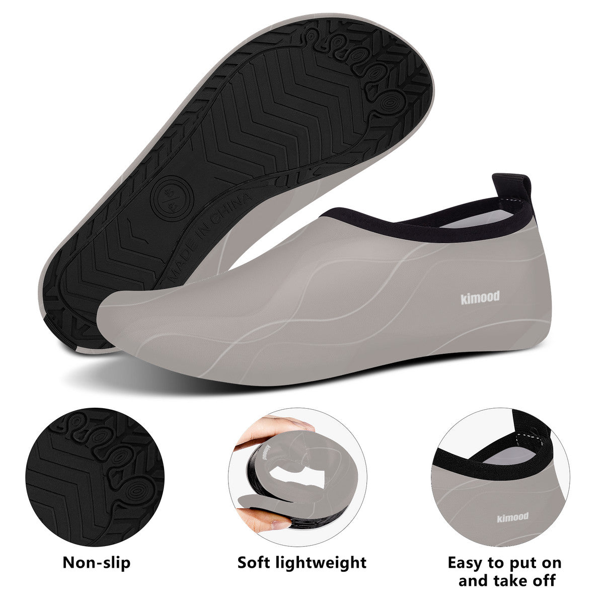 kimood Quick Dry Barefoot Water Shoes - Sand
