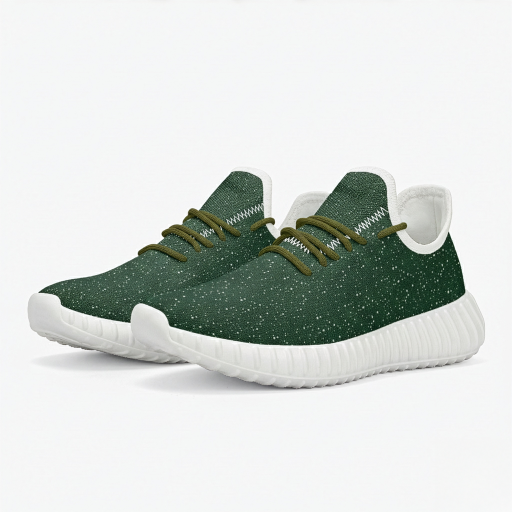 Zapatillas de punto de malla moteada kimood - Verde