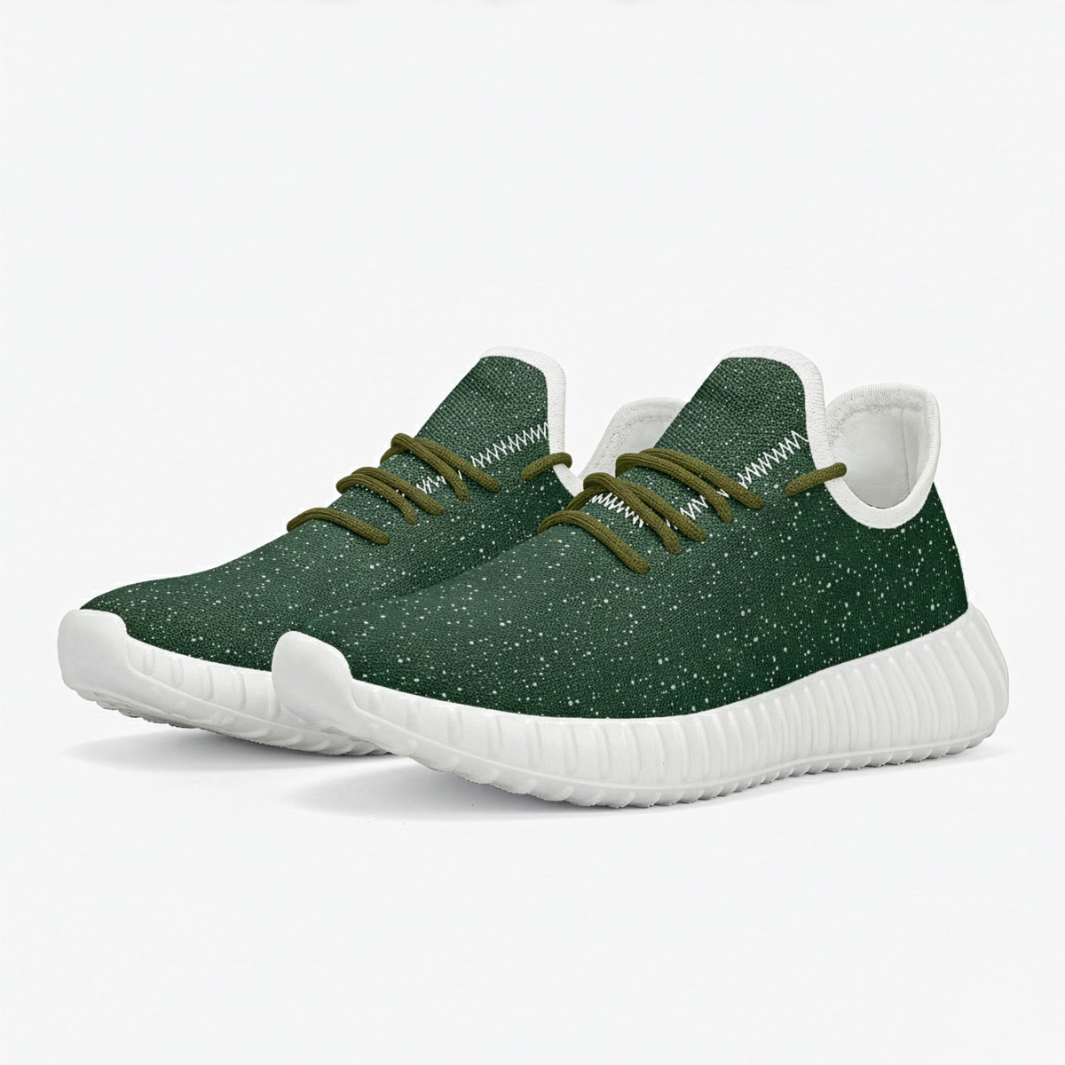 kimood Speckled Mesh Knit Sneakers - Green