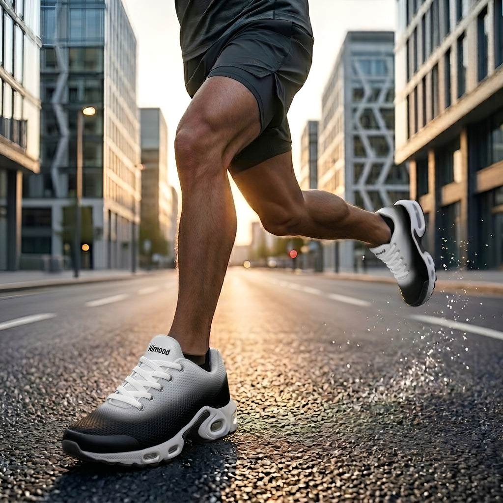 Zapatillas de running, cámara de aire - Blancas